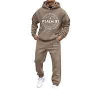 Tuta Uomo Completa Fitness Felpe con Cappuccio e Pantaloni Della Larghi Sportivo Completo Casual Jogging Invernale Elegante Set Tracksuit Tute per il Tempo Libero