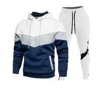 Tuta Uomo Completa Invernale Felpa Con Zip E Cappuccio Due Pezzi Felpe Giacca E Pantaloni Set Tracksuit Tute Da Ginnastica Abbigliamento Sportiva Tuta Felpata Maglia Complete Palestra Completo