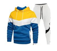 Tuta Uomo Completa Invernale Felpa Con Zip E Cappuccio Due Pezzi Felpe Giacca E Pantaloni Set Tracksuit Tute Da Ginnastica Abbigliamento Sportiva Tuta Felpata Maglia Complete Palestra Completo