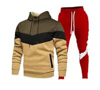 Tuta Uomo Completa Invernale Felpa Con Zip E Cappuccio Due Pezzi Felpe Giacca E Pantaloni Set Tracksuit Tute Da Ginnastica Abbigliamento Sportiva Tuta Felpata Maglia Complete Palestra Completo
