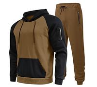 Tuta Uomo Completa Palestra due Pezzi Stampato Set da Jogging Y2K e Baggy Training Homewear per Felpa Con Cappuccio Pantalone Completo Sportivo Running
