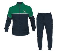 Tuta Uomo DIADORA Cotone Felpato Zip 4 Colori Art.181992
