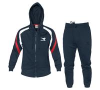 Tuta Uomo DIADORA Cotone Mezza Stagione Cappuccio Full Zip Art.181