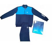 Tuta Uomo Felpata Da Casa S.S.C Napoli Prodotto Ufficiale Felpa Con Zip Con Logo