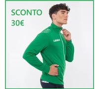 Tuta uomo Legea da ginnastica zip sport in poliestere completa palestra da tg S