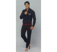 TUTA UOMO SPORT E TEMPO LIBERO GIOVANILE COMPLETO CASA FULL ZIP IN COTONE LOTTO