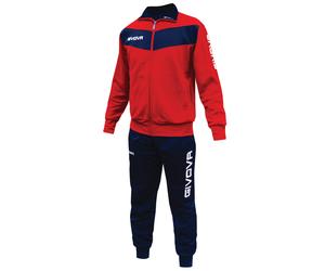 TUTA VISA GIVOVA POLIESTERE TRIACETATO ALLENAMENTO RELAX TRAINING TUTE SPORT