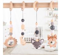 Tutamaz Baby Gym - Ciondolo a forma di arco per bambini, in legno, con arco da gioco per bambini a partire da 0 mesi, giocattolo per bambini