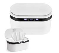 Tutamaz Scaldacollo umido da 10 W, 3 livelli di riscaldamento rapido, scaldasalviette USB, scaldasalviette per bambini, luce notturna integrata, mantiene i panni umidi (bianco)