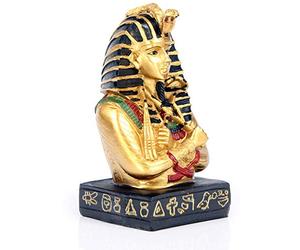 Tutankhamon Dorato con Simboli di Potere Souvenir Egitto