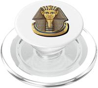 Tutankhamon en Mask Faraone King Storia egiziana PopSockets PopGrip per MagSafe