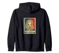 Tutankhamon Golden Egitto King Faraone Felpa con Cappuccio