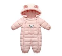 Tute da Neve Neonato 2025 Infant-And-Toddler-Bodysuit Cappuccio, Addensare Caldo Pigiama Flanella Footed Pagliaccetto con Inverno Tuta Invernale per Bambine e Bambini ragazzi ragazze