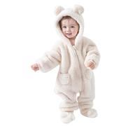 Tute da Neve Neonato Infant-And-Toddler-Bodysuit Invernale in Flanella Playsuit Addensare Caldo Pagliaccetto Cotone Manica Lunga Body Fleece Footed Jumpsuit Pram Toddler One Piece