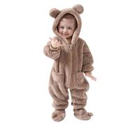 Tute da Neve Neonato Infant-And-Toddler-Bodysuit Invernale in Flanella Playsuit Addensare Caldo Pagliaccetto Cotone Manica Lunga Body Fleece Footed Jumpsuit Pram Toddler One Piece