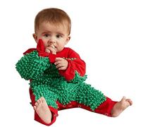 Tute da Neve Neonato Tuta con Pelliccia Cappuccio, Addensare Caldo Pigiama Sci Invernale Bambina per Fleece Footed Jumpsuit Pram Toddler One Piece