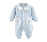 Tute da Neve Neonato Tutine Pagliaccetto Invernale Cappuccio, Addensare Caldo Pigiama Flanella Tuta Bambina per Cappotto Footed Anteriore Unisex Kids