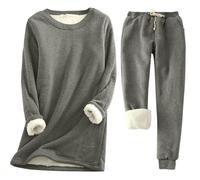 Tute Donna Complete Offerte Curvy Calda Completo Da Casa Invernale Leggera Pantaloni E Maglie In Pile Set Da Salotto Completi 2 Pezzi Morbida Casual Tuta In Pile Loungewear Tute Calde Per Casa