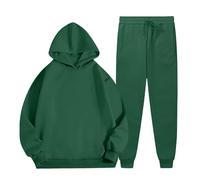 Tute Donna Completo 2 Pezzi Traspirante Casual Felpa Con Cappuccio E Pantaloni Jogging Sportiva Comode Tute Da Ginnastica Fitness Jogging Completi Tute Tinta Unita Invernale Palestra Set Completo