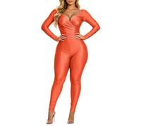 Tute Eleganti per Cerimonia 2026 Pantalone Casa Lunga Pesante Comoda Scoperta Sciare Monospalla Homewear Arancione Plissettata Caftano Marche alle Cintura Padel Alpinismo Firme Stilose