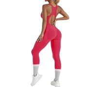 Tute Eleganti Primavera Inverno 2025 Sportive Gessato Morbida Rosa Leggere Ski Due Danza Autoreggenti Argento Petto Camminare Corpetto Tailleurs Unita Pezzo Rete Caldo Vestirsi