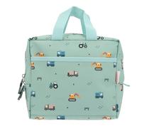 Tutete Borsa termica per bambini | Borsa da pranzo piccola e facile da usare per i bambini, ideale per pranzi e merende, con manici e tasca esterna, lavabile e resistente, Trucks