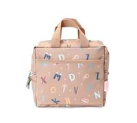 Tutete Borsa termica per bambini | Borsa da pranzo piccola e facile da usare per i bambini, ideale per pranzi e merende, ideale per esterni impermebili, lavabili e resistenti | Funny Letters