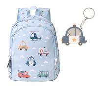 Tutete Zaino Scolastico per Bambini | Cartella Imbottita di Piccola Dimensione Ideale per la Scuola Materna | 100% RPET con Chiusura Sicura e Tasche Funzionali | City Cars
