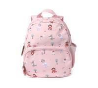 Tutete Zaino scolastico per bambini | Zaino imbottito di piccole dimensioni ideale per la scuola materna | 100% RPET con chiusura sicura e tasche funzionali, Piccolo rosso