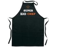 TUTIN GREMBIULE DA CUCINA SUPER ZIO CHEF IDEA REGALO DIVERTENTE