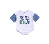 Tutina Bebe Garcon Estate Manica Corta Stampato Lettere Triangolo Tuta Body Pigiama Abbigliamento Neonato Caldo Vestito Regalo