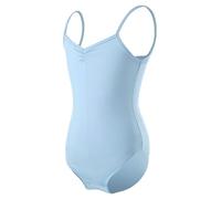 Tutina da Ballo per Bambina con Gonna tutù, Ideale per spettacoli e Giochi. (Light Blue, 9-10 Years)