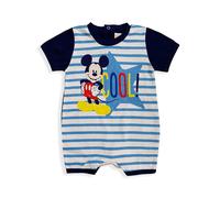 Tutina Disney Pagliaccetto neonato Mickey Mouse in cotone leggero bimbo 5513