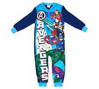 Tutina in pile per bambini, motivo: Marvel Avengers, tutto in uno, Multi, 9-10 Anni