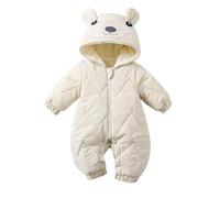 Tutina Invernale da Neonato Tutine Pagliaccetto Snowsuit Bambino Bambina Romper Tuta in Pile per e Fleece Footed Jumpsuit Pram Unisex Kids