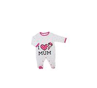Tutina Minnie con Piedini in Cotone Jersey Disney per neonata Vari Modelli (Fucsia B2WD101524, 3-6 Mesi)