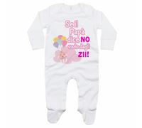 Tutina neonata personalizzabile con nome se il papà dice di no vado dagli zii