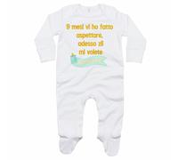 Tutina neonato 9 mesi vi ho fatto aspettare adesso zii mi volete battezzare? ...
