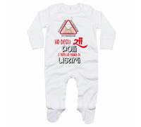 Tutina neonato attenzione ho degli zii folli e non ho paura di usarli grafica...