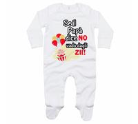 Tutina neonato personalizzabile con nome se il papà dice di no vado dagli zii...