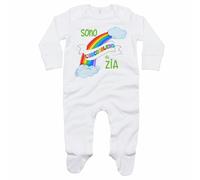 Tutina neonato sono l'arcobaleno di zia grafica neutra