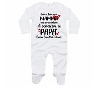 Tutina neonato stavo bene con mamma ma ero curioso di conoscere te papà buon ...