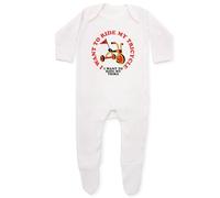 Tutina per bambini ispirata a Ride My Trike Queen | Tutina unisex con simpatica musica - Regali alternativi per baby shower | Baby Moo'S UK (0-3 mesi)
