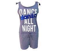 tutina pigiama donna corta spalla larga in cotone DIMESIONE DANZA DD20028