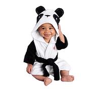Tutina topo ragazzo ragazza cappuccio fumetti pigiami accappatoio asciugamano animali vestiti baby ragazze abiti & set vestiti per neonato bambino, Nero , 4-5 Anni