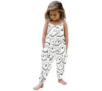 Tutine Neonato Invernali Completo di Halloween Costume Tutina da Pipistrello Bimba Zucca Teschio Stampato Autunno Cotone Regalo Festa Bambino