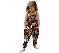 Tutine Neonato Invernali Completo di Halloween Vestiti Cosplay Pagliaccetto Tutina Vestito Pipistrello Bambino Cotone Stampa Zucca Jumpsuit Body con Maniche Lunghe Neonati