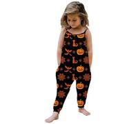 Tutine Neonato Invernali Completo di Halloween Vestiti per neonati Body Romper Pagliaccetto Vestito Pipistrelli Infantili Tutina Bimba Zucca Stampa Fantasma Miei Primi Capodanno