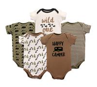 Tutine unisex in cotone per neonati Luvable Friends Happy Camper 0-3 mesi
