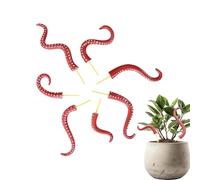 Tutor divertenti,7 aste decorative,Tutor per tentacoli - per uso interno ed esterno casa cortile e giardino fiori terrazza prato in vasi decorativi